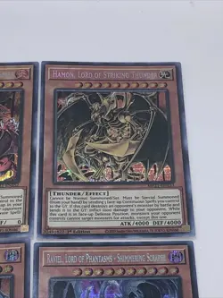 YUGIOH SACRED BEAST MP21 SET HAMON/URIA/RAVIEL + SHIMMERING SCRAPER SECRET 1ST - Image 3