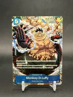 One Piece 13 TR Monkey.D.Luffy OP11-058 TR READ DESCRIPTION - Image 1
