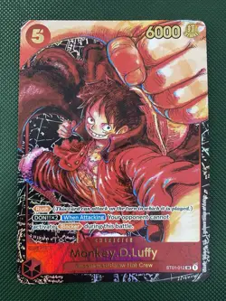 One Piece TCG Card Monkey D.Luffy ST01-012 OP05 1st Anniversary English - Image 1