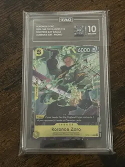2025 ONE PIECE PROMOS ONE PIECE DAY DALLAS #113 RORONOA ZORO TAG 10 - Image 1