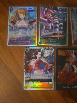 15x mixed english one piece Super Rare SR and regular don cards assorted sets - Image 4