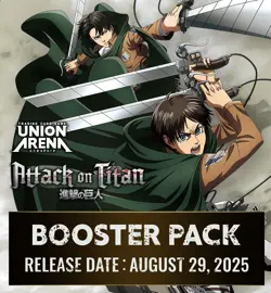 SEALED CASE! 16x Union Arena: Attack on Titan Booster Box - Image 1