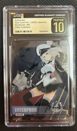 2024 Azur Lane Bushiroad Vol. 1 Clear Collection Enterprise #2 CGC 10 PRISTINE - Image 1