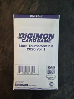 Digimon Card Game Store Tournament Kit 2026 Vol. 1 x4 Sealed Kits - Image 2