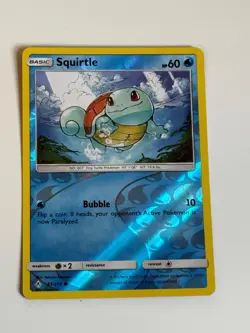 Pokemon TCG Cards Squirtle 33/214 Unbroken Bonds Reverse Holo - Image 1