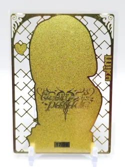 Genki Parade 2 - Gold Metal Waifu Trading Card - Nakano Miku - NUMBERED 17/99 - Image 2
