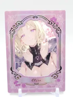 Genki Parade 2 - Anime Waifu UTR Trading Card - Clare - Image 1