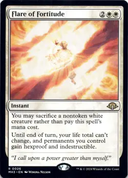 Flare of Fortitude Modern Horizons 3 - Magic MTG NM - Image 1