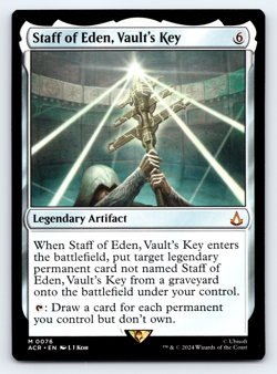 Staff of Eden, Vault's Key - Assassin's Creed MTG Universes Beyond - Image 1