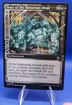 Magic the Gathering (mtg): MAT: Feast of the Victorious Dead (Showcase) x2 - Image 1