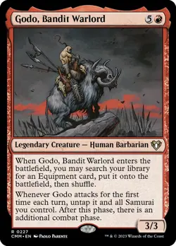 MTG Godo, Bandit Warlord ** Commander Masters ** English - Image 1