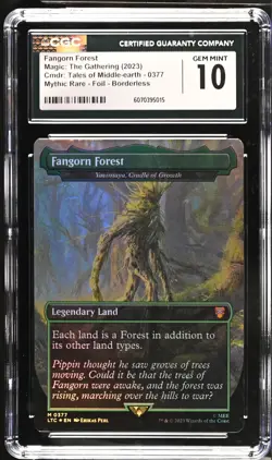 YAVIMAYA, CRADLE OF GROWTH Lord of the Rings Fangorn Forest Foil CGC 10 MTG - Image 1