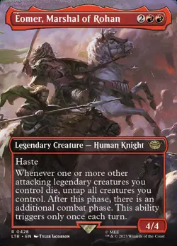 MTG Eomer, Marshal of Rohan Borderless ** The Lord of the Rings ** English - Image 1