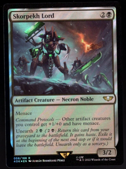 Skorpekh Lord 058/168 Rare Surge Foil Warhammer 40k Magic The Gathering NM - Image 1