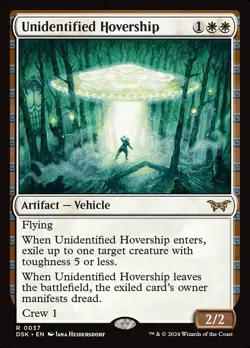 MTG Unidentified Hovership ** Duskmourn: House of Horror ** English - Image 1