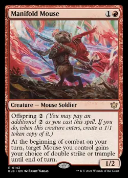MTG Manifold Mouse ** Bloomburrow ** English - Image 1
