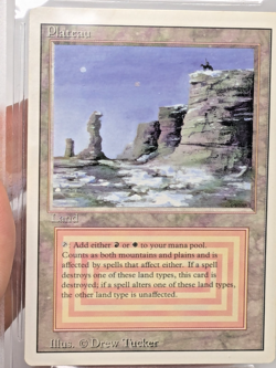 Magic MTG 1994 Revised Plateau BGS Authentic Altered Verified Dual Land CCG - Image 5