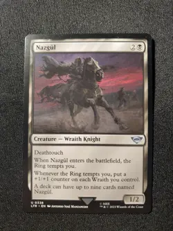 Nazgul 0338 NM The Lord of the Rings Magic The Gathering MTG Tcg See Pics - Image 1