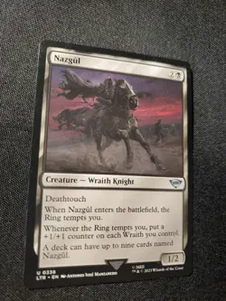 Nazgul 0338 NM The Lord of the Rings Magic The Gathering MTG Tcg See Pics - Image 2