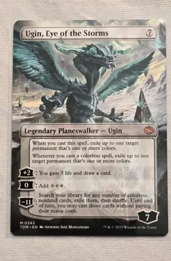 Ugin, Eye of the Storms (Borderless) Tarkir: Dragonstorm Regular - Image 1