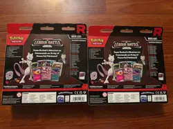 Lot Of 2 Pokemon TCG Team Rocket's Mewtwo ex League Battle Deck Sealed New - Image 2