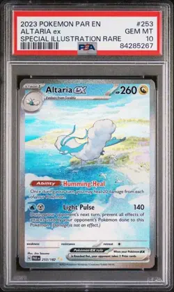 POKEMON PARADOX RIFT 253 ALTARIA ex PSA 10 - Image 1