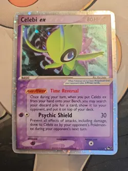 Pokemon! Celebi ex(Holo) - Ultras Rare - POP Series 2 - 17/17 - DMG - Image 1