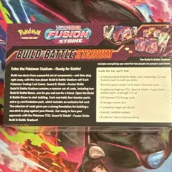 Pokemon Sword & Shield Fusion Strike Build & Battle Stadium Kit Mew Sealed - Image 2