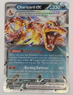 2024 Pokemon Paldean Fates Charizard ex #054/091 - Image 1