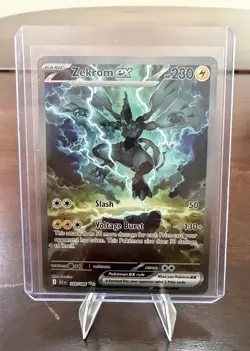 Pokemon Zekrom EX 166/086 Black Bolt Special Illustration Rare English Edition - Image 1