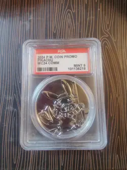 Pokemon Pikachu Snorkeling Coin 2024 Honolulu World Championships PSA 9 - Image 2