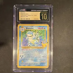 Pokemon Blastoise Celebrations Classic Collection 2/102 Holo CGC Pristine 10 - Image 1