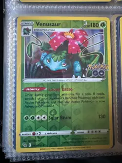 MINT! 2022 Pokemon Go Venusaur Reverse Foil Holo #003/078 - Image 1