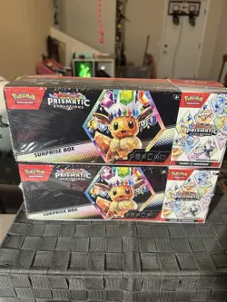 Pokemon TCG Prismatic Evolutions Surprise Box and Booster Bundle Sealed lot of 2 - Image 1
