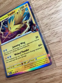 Team Rocket's Zapdos 070/182 - Sv10: Destined Rivals Holo - Pokemon TCG 2025 - Image 2