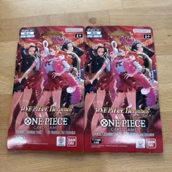 (2) One Piece TCG Heroines Edition EB-03 Sleeved Booster Pack New In Hand - Image 1
