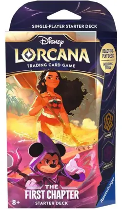 SEALED! - Disney Lorcana: The First Chapter Starter Deck (Amber & Amethyst) - Image 1