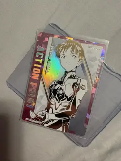Union Arena Evangelion Shinji Ikari Action Point AP01 Serial Lucky #8 Chinese - Image 1
