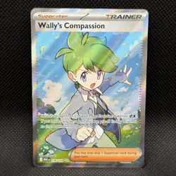 Wally's Compassion 176/132 Pokemon Card Mega Evolution Holo - NM - Image 1