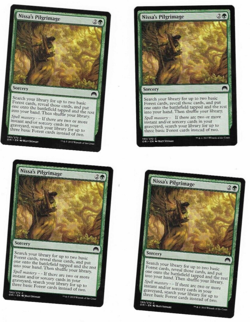 Set Of 4 Nissa's Pilgrimage Magic Origins Magic The Gathering Trading Card - Image 1