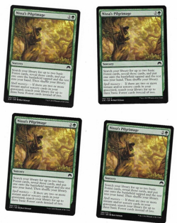 Set Of 4 Nissa's Pilgrimage Magic Origins Magic The Gathering Trading Card - Image 3