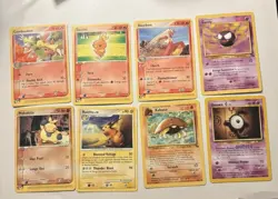 Vintage Pokemon lot of 8 common cards - Image 1