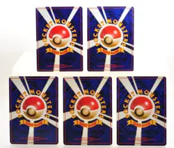 Dragonite Fossil 149 Holo Rare LP Japanese Pokemon Card Set of 5 #2 - Image 3
