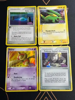 Ex Holon Phantoms Stamped Set Era Foil Reverse Holo 4 Pokemon Card Lot LP - Image 1