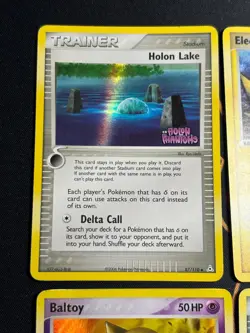 Ex Holon Phantoms Stamped Set Era Foil Reverse Holo 4 Pokemon Card Lot LP - Image 2