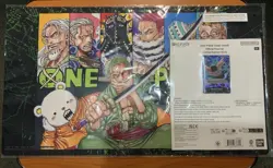 One Piece Card Game: Official Playmat Limited Edition Vol.4 + Zoro Promo Card - Image 1