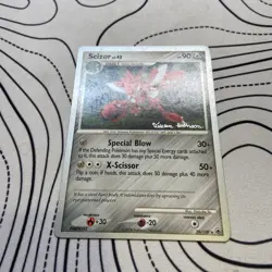 Scizor LV.42 29/100 | World Championship Series 2008 | Signed Pokemon Card LP/MP - Image 2