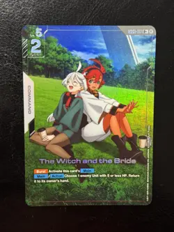 Gundam TCG Card Game The Witch and the Bride GD01-117 R+ English ALT - Image 2