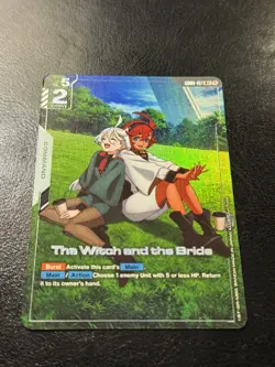 Gundam TCG Card Game The Witch and the Bride GD01-117 R+ English ALT - Image 4