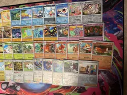 Pokemon Lot X49 Reverse Holo Cards Near Complete Surging Sparks Master Set - Image 2